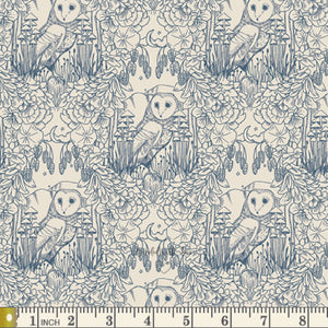 Moonlit Guardian Sky COH28903 | Coyote Hill by Katie O'Shea | Art Gallery Fabrics | Continuous Yardage | Quilting Cotton | Fat Quarter