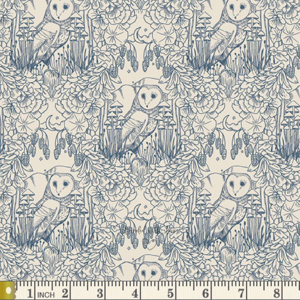 Moonlit Guardian Sky COH28903 | Coyote Hill by Katie O'Shea | Art Gallery Fabrics | Continuous Yardage | Quilting Cotton | Fat Quarter