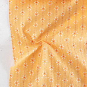 Karin Floral in Goldenrod SWH-103-GOLDENROD | Swedish Holiday by The House That Lars Built | Fableism Supply Co. | Yardage | Fat Quarter