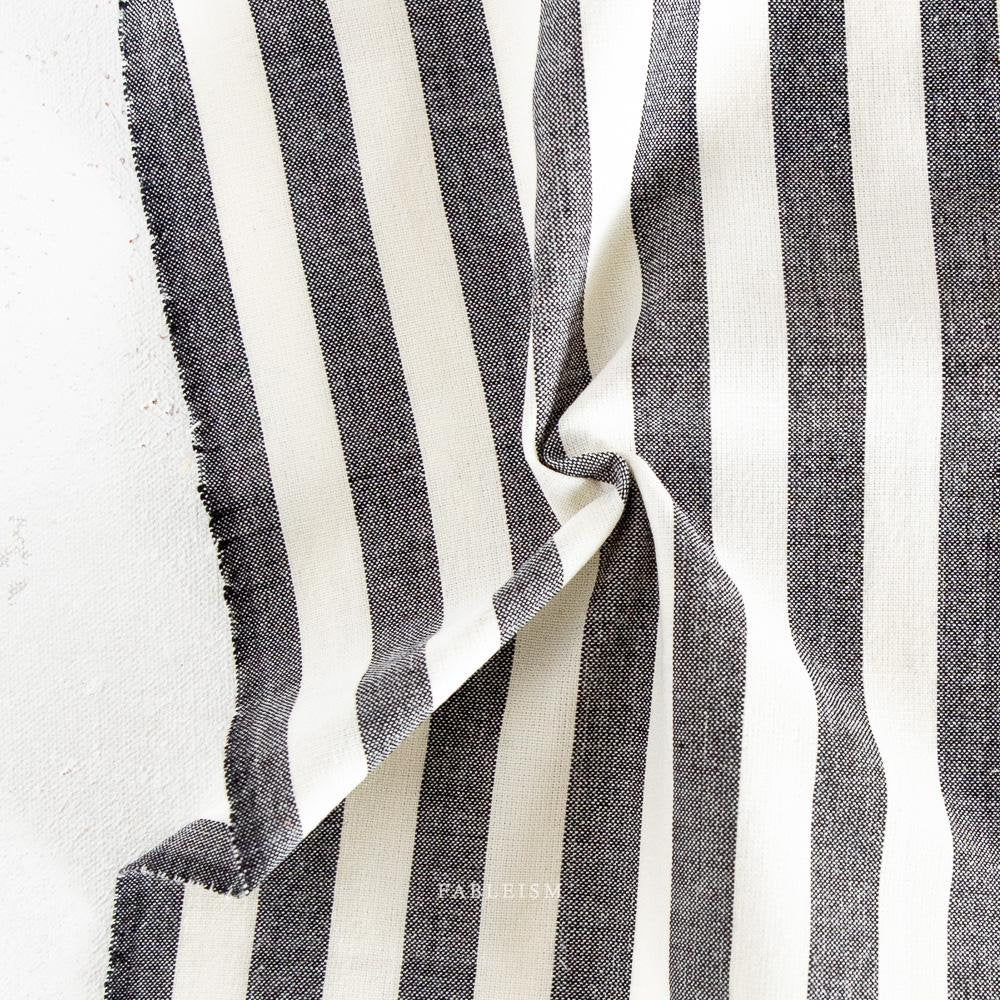 Stripe in Licorice SWH-107-LICORICE | Swedish Holiday by The House That Lars Built | Fableism Supply Co. | Yardage | Fat Quarter