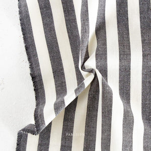Stripe in Licorice SWH-107-LICORICE | Swedish Holiday by The House That Lars Built | Fableism Supply Co. | Yardage | Fat Quarter
