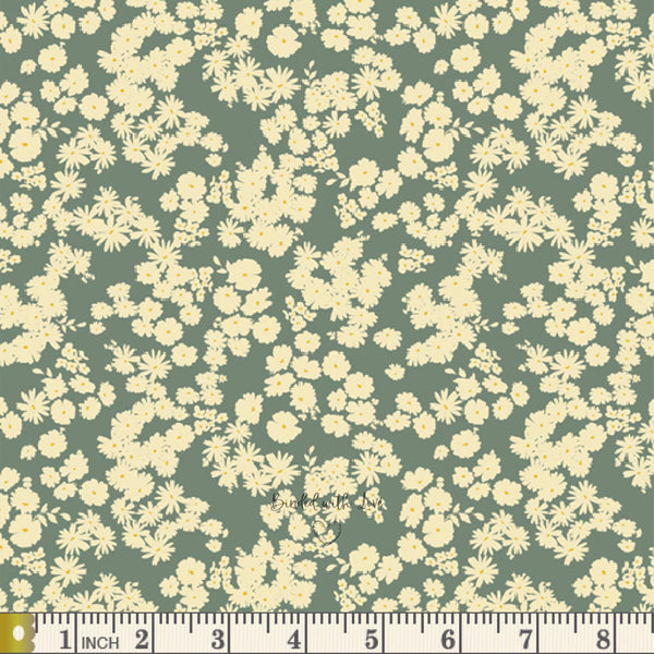 Smoky Blossoms Fir AYP49205 | A Year In Petals by Bonnie Christine | Art Gallery Fabrics | Continuous Yardage | Fat Quarter