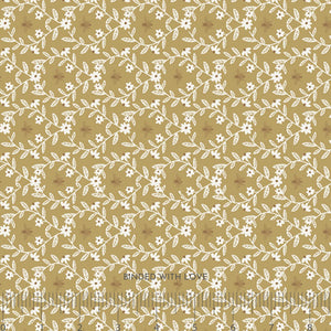 Bees Dark Golden 7593-44 | Garden Party by Maureen Fiorellini | Studio E Fabrics | Continuous Yardage | Fat Quarter