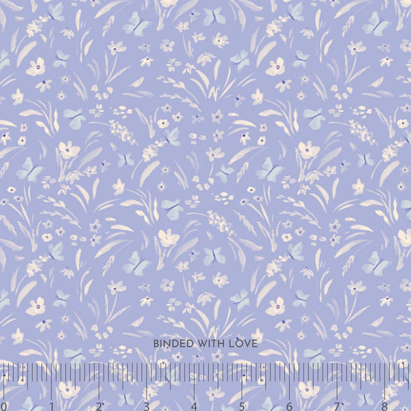 Butterflies Blue 90935-41 | Golden Hour by Jill Labieniec | FIGO Fabrics | Continuous Yardage | Fat Quarter