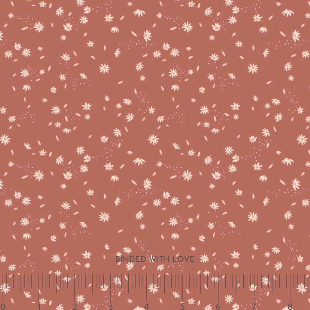 Daisy Rust 90934-36 | Golden Hour by Jill Labieniec | FIGO Fabrics | Continuous Yardage | Fat Quarter