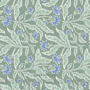 Thistle Green 90938-62 | Golden Hour by Jill Labieniec | FIGO Fabrics | Continuous Yardage | Fat Quarter