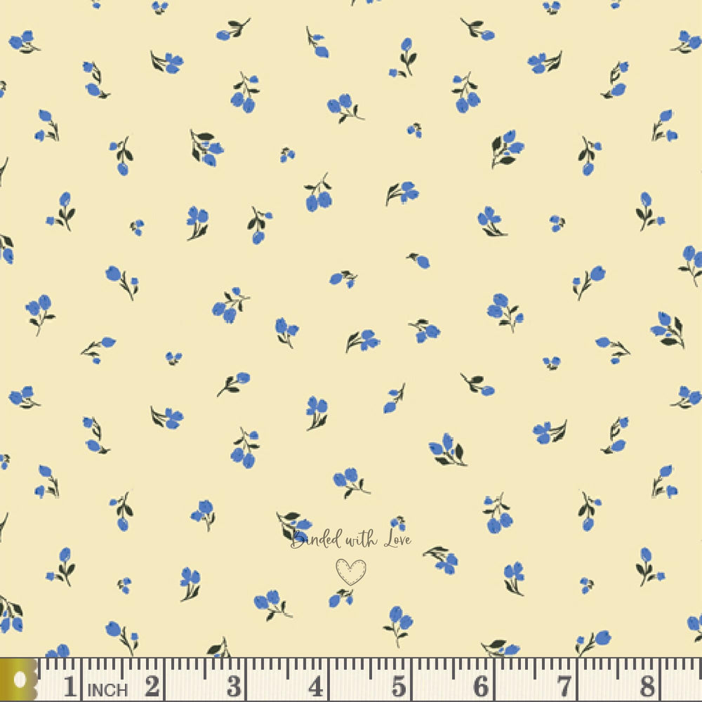 Blue Ridge Buttercup AYP49202 | A Year In Petals by Bonnie Christine | Art Gallery Fabrics | Continuous Yardage | Fat Quarter