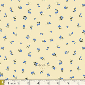 Blue Ridge Buttercup AYP49202 | A Year In Petals by Bonnie Christine | Art Gallery Fabrics | Continuous Yardage | Fat Quarter