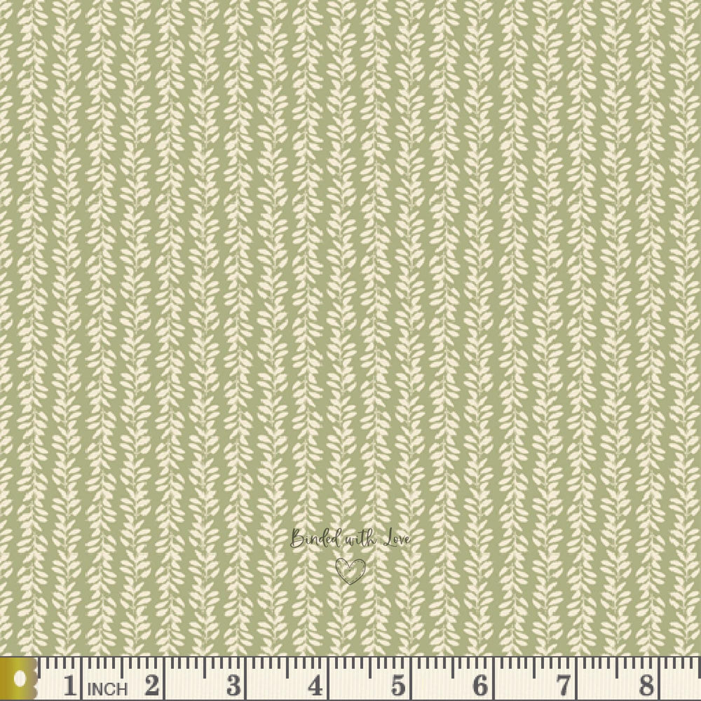 Delicate Vines Sage AYP39207 | A Year In Petals by Bonnie Christine | Art Gallery Fabrics | Continuous Yardage | Fat Quarter