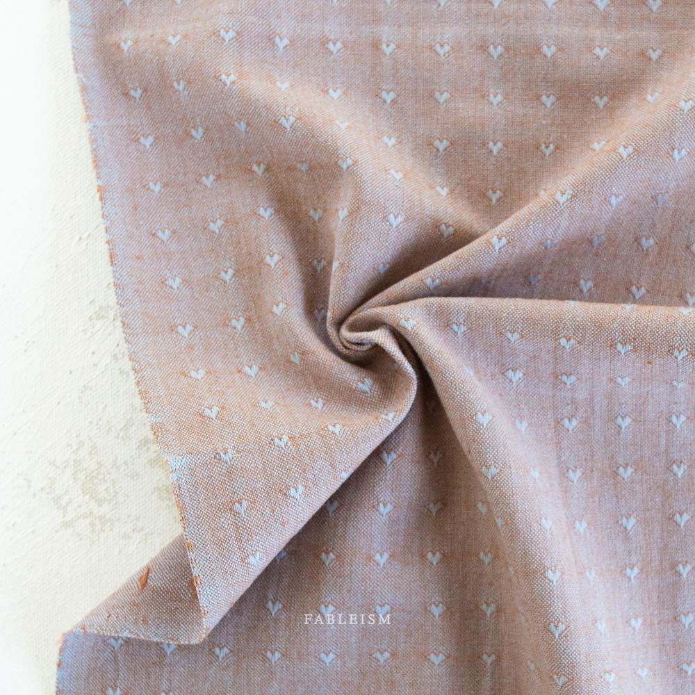 Dobby Hearts in Riviera QH-DH55-06-RIVIERA | Queen of Hearts by Fableism Supply Co. | Continuous Yardage | Fat Quarter