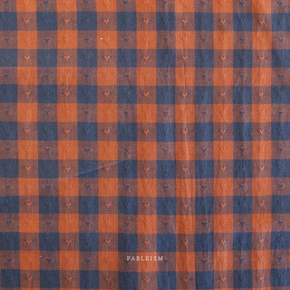 Gingham Dobby Hearts in Sunday Best QH-GH55-07-SUNDAY-BEST | Queen of Hearts by Fableism Supply Co. | Continuous Yardage | Fat Quarter