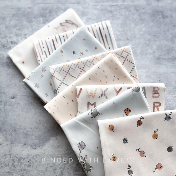 Cotton-Tale by Bernadett Urbanovics for FIGO Fabrics | 8 Prints | Fat Quarter Bundle | Half Yard Bundle | BUNDLE-237