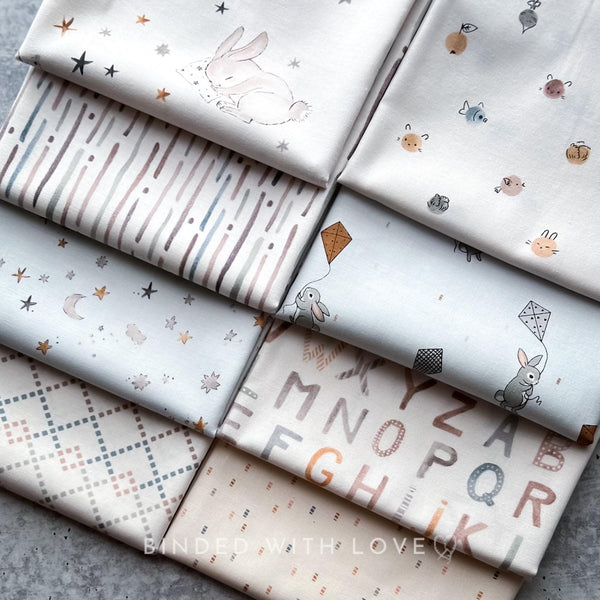 Cotton-Tale by Bernadett Urbanovics for FIGO Fabrics | 8 Prints | Fat Quarter Bundle | Half Yard Bundle | BUNDLE-237