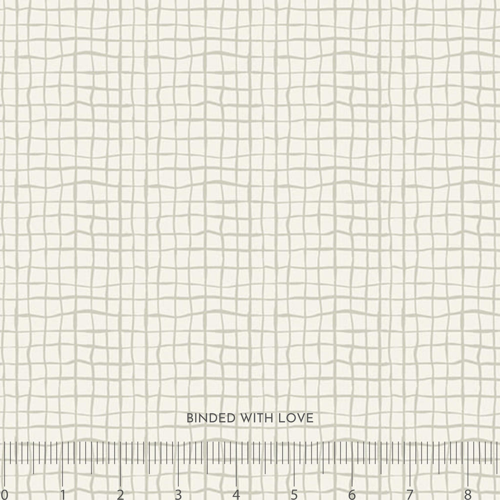 Grid Cream 7597-04 | Garden Party by Maureen Fiorellini | Studio E Fabrics | Continuous Yardage | Fat Quarter