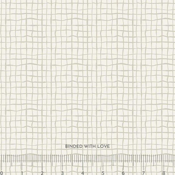 Grid Cream 7597-04 | Garden Party by Maureen Fiorellini | Studio E Fabrics | Continuous Yardage | Fat Quarter