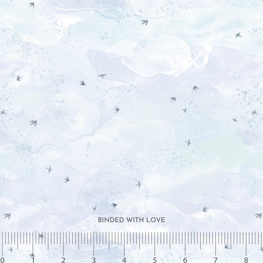 Sky Blue 90932-40 | Golden Hour by Jill Labieniec | FIGO Fabrics | Continuous Yardage | Fat Quarter