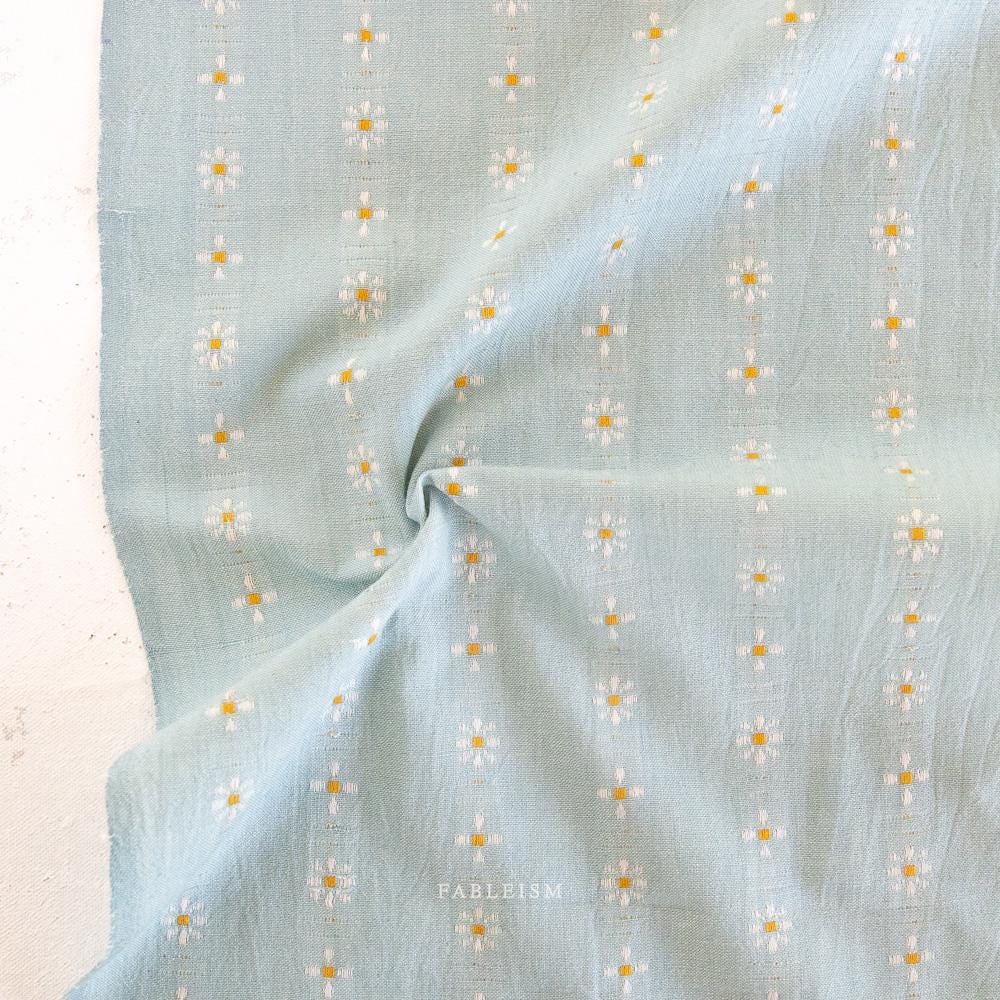 Daisies in Droplet FOR-DAI-20-DROPLET | Forest Forage by Fableism Supply Co. | Continuous Yardage | Fat Quarter | Yarn Dyed Wovens