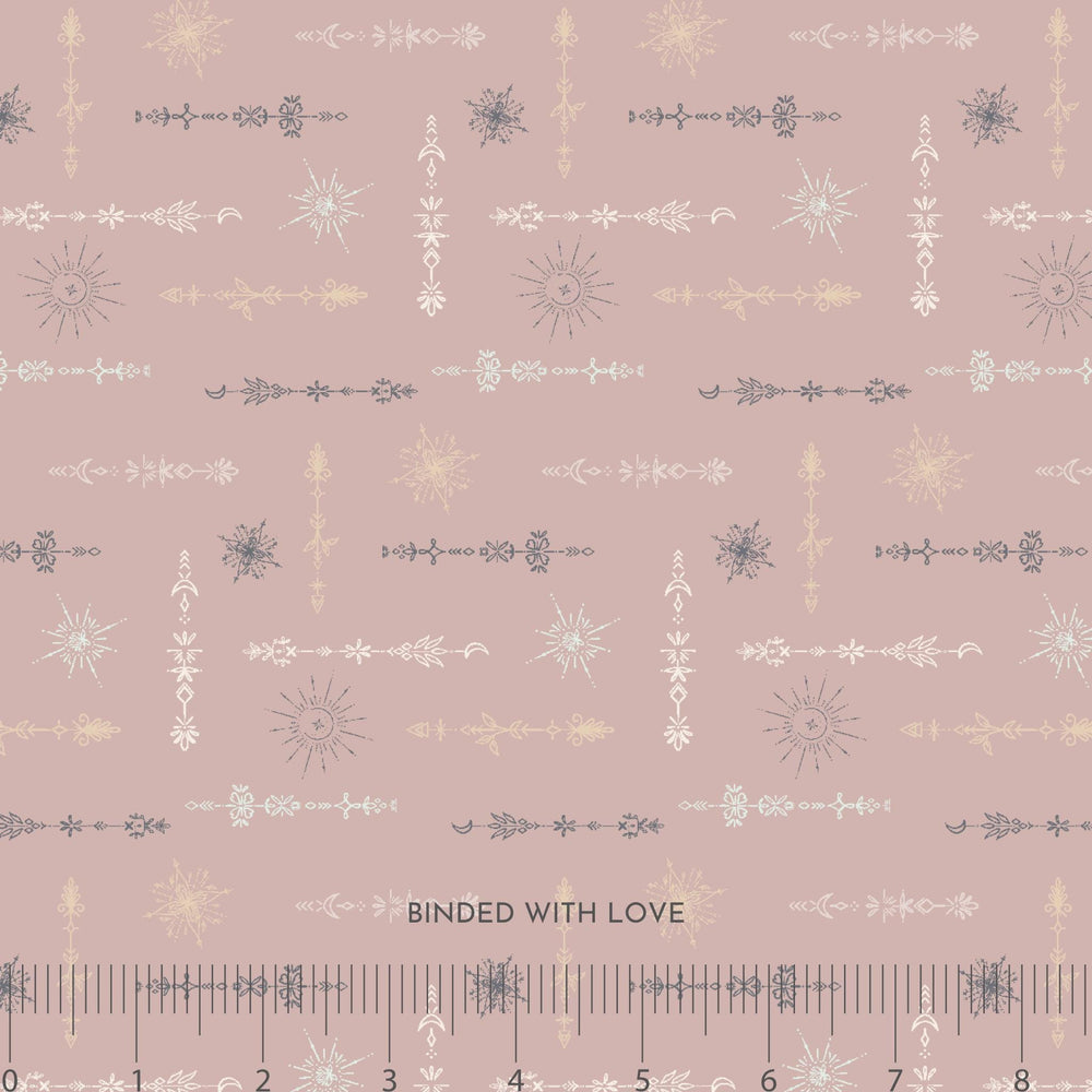 Celestial Discovery Blush ND103-BL3 | Serendipity’s Symphony by Niyavii Design | Cotton + Steel | Continuous Yardage | Fat Quarter | Fabric