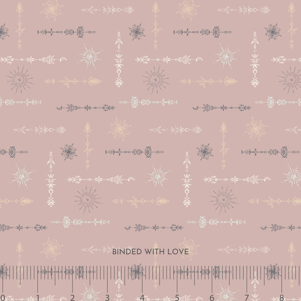 Celestial Discovery Blush ND103-BL3 | Serendipity’s Symphony by Niyavii Design | Cotton + Steel | Continuous Yardage | Fat Quarter | Fabric