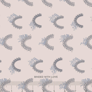 Majestic Arcs Rosewater ND101-RM2 | Serendipity’s Symphony by Niyavii Design | Cotton + Steel | Continuous Yardage | Fat Quarter | Fabric