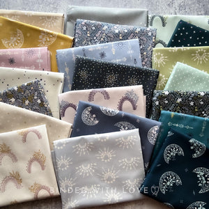 Serendipity’s Symphony by Niyavii Design for Cotton + Steel | Fat Quarter Bundle | Half Yard Bundle | 21 Quilting Fabrics | BUNDLE-240