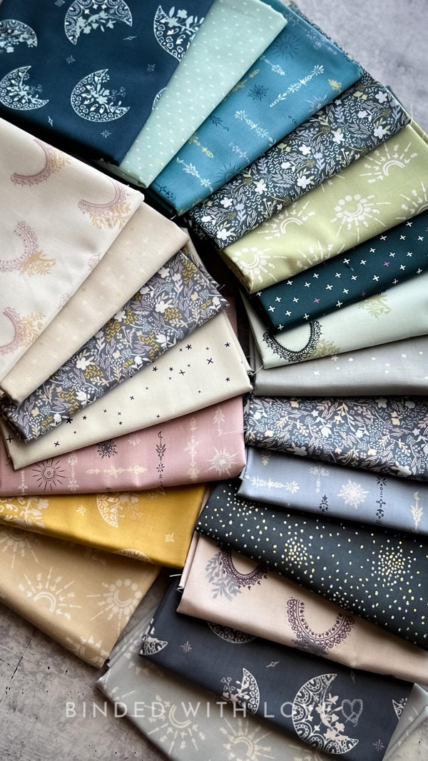 Serendipity’s Symphony by Niyavii Design for Cotton + Steel | Fat Quarter Bundle | Half Yard Bundle | 21 Quilting Fabrics | BUNDLE-240