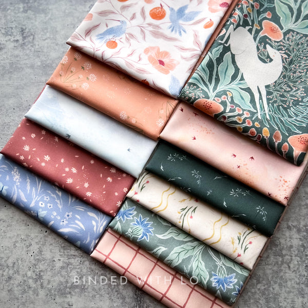 Golden Hour by Jill Labieniec for FIGO Fabrics | 11 Prints | Fat Quarter Bundle | Half Yard Bundle | BUNDLE-236