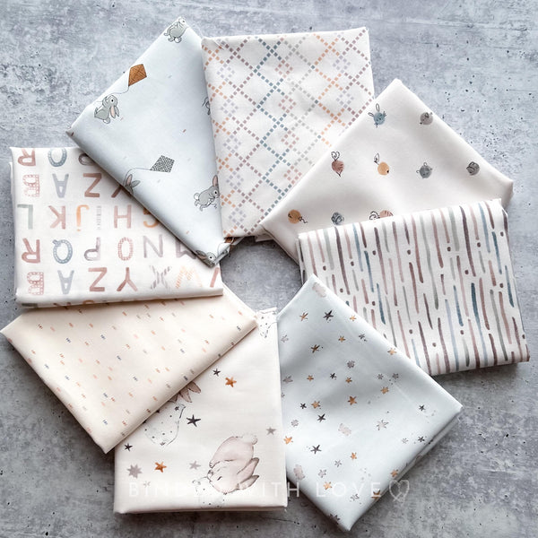 Cotton-Tale by Bernadett Urbanovics for FIGO Fabrics | 8 Prints | Fat Quarter Bundle | Half Yard Bundle | BUNDLE-237