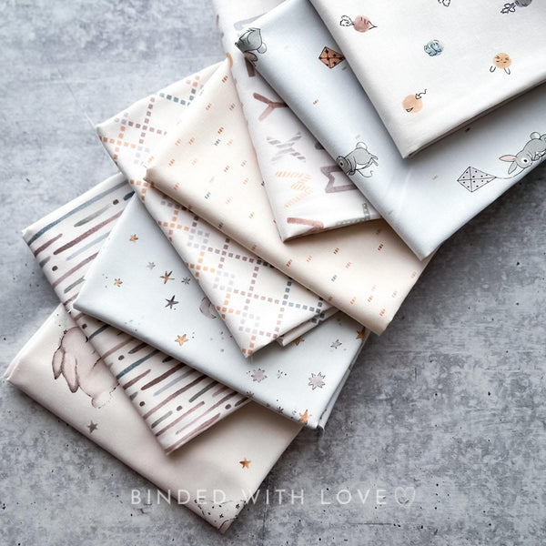 Cotton-Tale by Bernadett Urbanovics for FIGO Fabrics | 8 Prints | Fat Quarter Bundle | Half Yard Bundle | BUNDLE-237