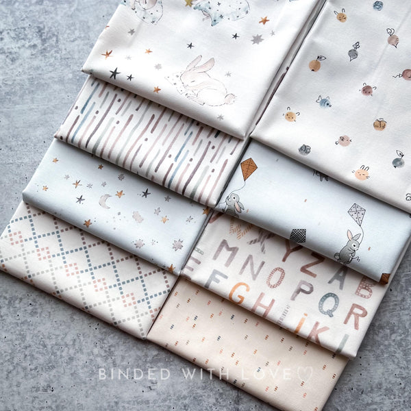 Cotton-Tale by Bernadett Urbanovics for FIGO Fabrics | 8 Prints | Fat Quarter Bundle | Half Yard Bundle | BUNDLE-237