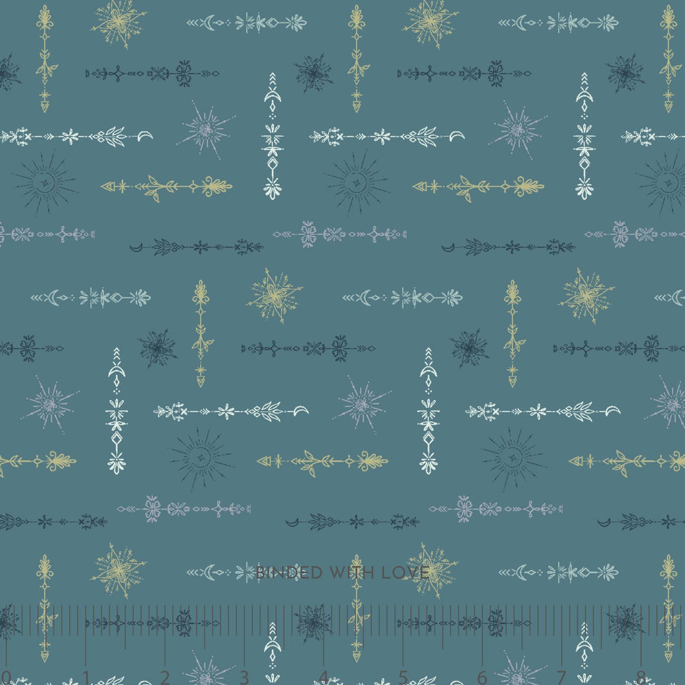 Celestial Discovery Twilight ND103-TW1 | Serendipity’s Symphony by Niyavii Design | Cotton + Steel | Continuous Yardage | Fat Quarter