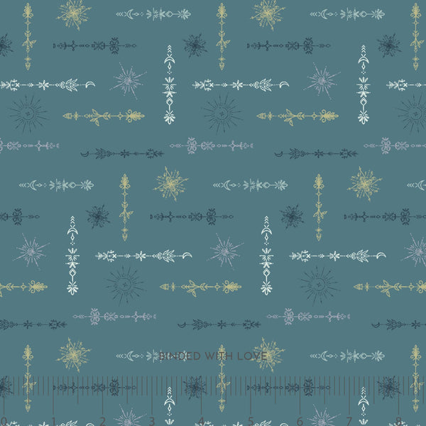 Celestial Discovery Twilight ND103-TW1 | Serendipity’s Symphony by Niyavii Design | Cotton + Steel | Continuous Yardage | Fat Quarter