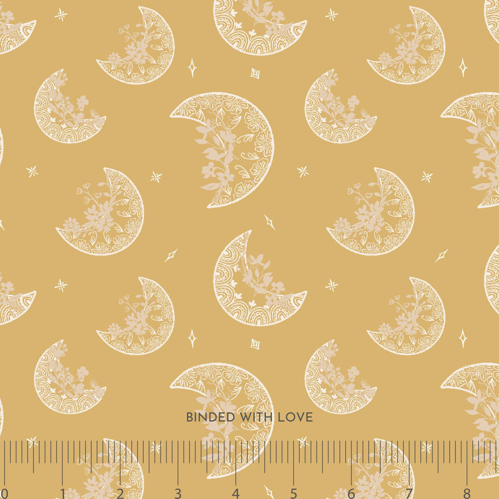 Night Sky Moonlight ND100-MO3 | Serendipity’s Symphony by Niyavii Design | Cotton + Steel | Continuous Yardage | Fat Quarter | Fabric