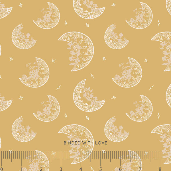 Night Sky Moonlight ND100-MO3 | Serendipity’s Symphony by Niyavii Design | Cotton + Steel | Continuous Yardage | Fat Quarter | Fabric