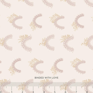 Majestic Arcs Antique Pearl ND101-AP3 | Serendipity’s Symphony by Niyavii Design | Cotton + Steel | Continuous Yardage | Fat Quarter