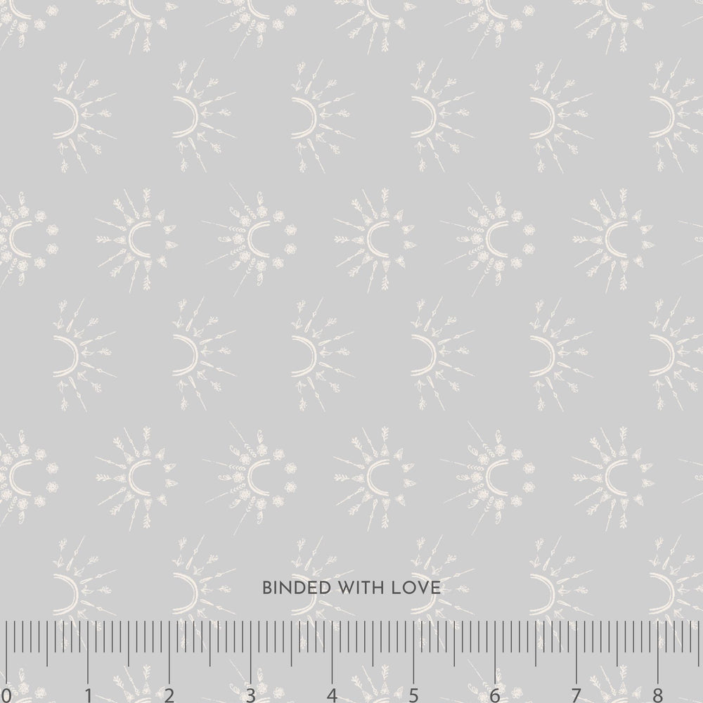 New Dawn Seraphic Silver ND102-SS2 | Serendipity’s Symphony by Niyavii Design | Cotton + Steel | Continuous Yardage | Fat Quarter | Fabric