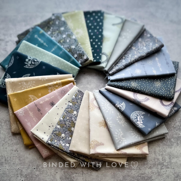 Serendipity’s Symphony by Niyavii Design for Cotton + Steel | Fat Quarter Bundle | Half Yard Bundle | 21 Quilting Fabrics | BUNDLE-240