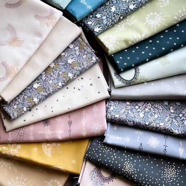 Serendipity’s Symphony by Niyavii Design for Cotton + Steel | Fat Quarter Bundle | Half Yard Bundle | 21 Quilting Fabrics | BUNDLE-240