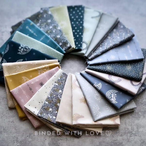 Serendipity’s Symphony by Niyavii Design for Cotton + Steel | Fat Quarter Bundle | Half Yard Bundle | 21 Quilting Fabrics | BUNDLE-240