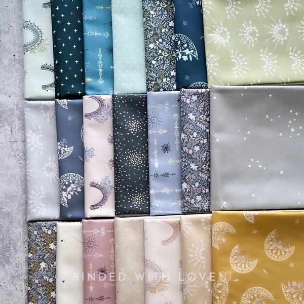 Serendipity’s Symphony by Niyavii Design for Cotton + Steel | Fat Quarter Bundle | Half Yard Bundle | 21 Quilting Fabrics | BUNDLE-240