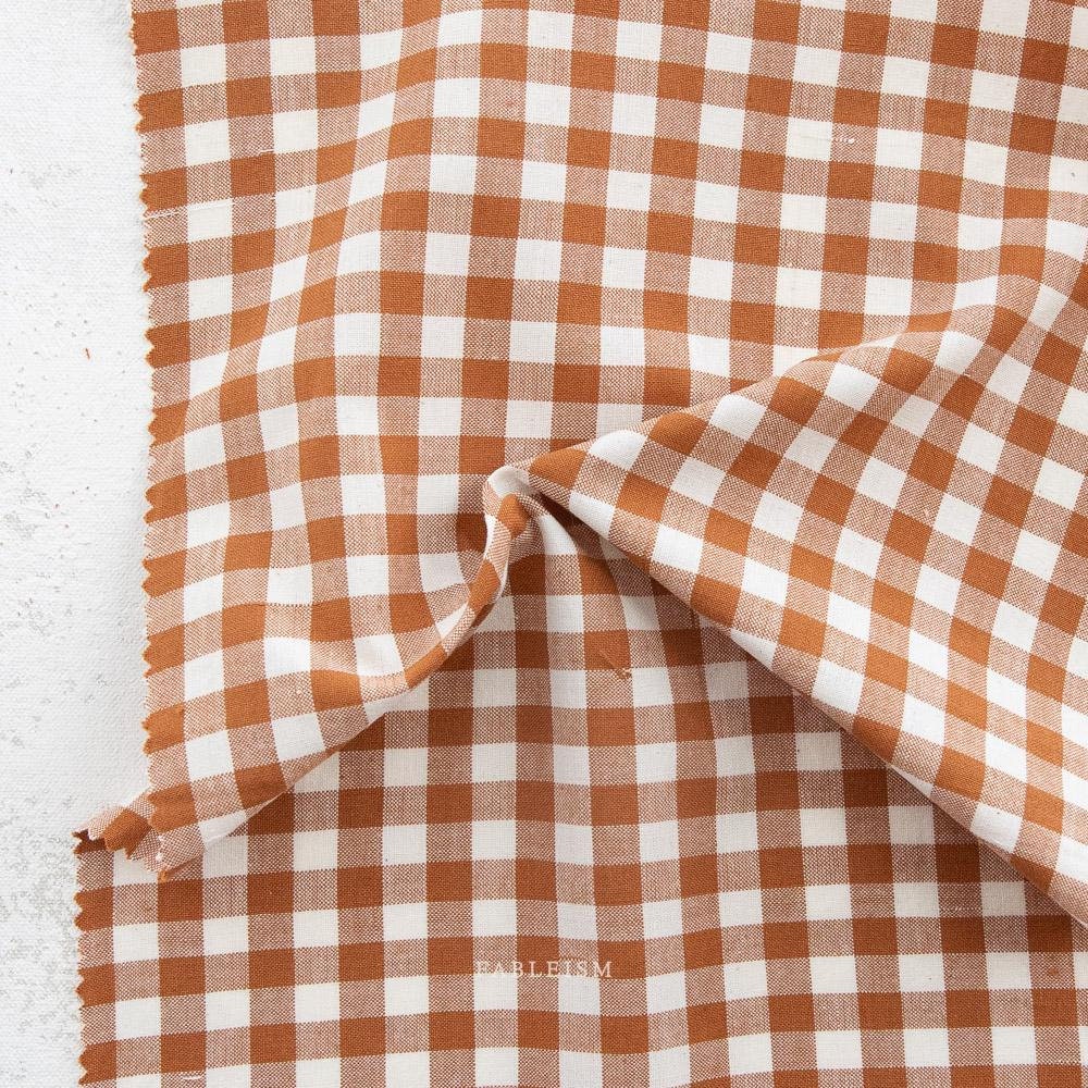 Camp Gingham in Graham CMP-07-GRAHAM |Camp Gingham by Fableism Supply Co. | Continuous Yardage | Fat Quarter | Plaid Yarn Dyed Wovens