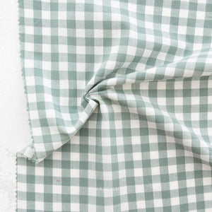 Camp Gingham in Granite CMP-03-GRANITE |Camp Gingham by Fableism Supply Co. | Continuous Yardage | Fat Quarter | Yarn Dyed Wovens