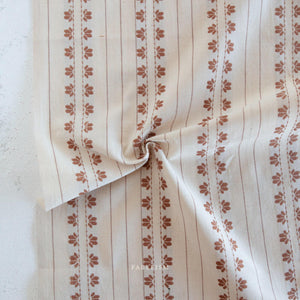 Deco Stripe Umber GLDHR-03-Umber | Golden Hour by Fableism Supply Co. | Continuous Yardage | Fat Quarter | Yarn Dyed Woven