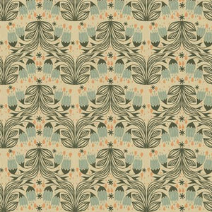 Oasis Blue Bell Unbleached AC702-BB3U | The Badlands by Ash Cascade | Cotton + Steel | Continuous Yardage | Fat Quarter