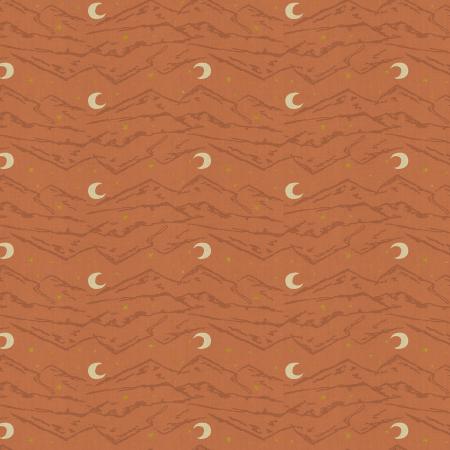 Open Range Fireside Unbleached Metallic AC700-FI2UM | The Badlands by Ash Cascade | Cotton + Steel | Continuous Yardage | Fat Quarter