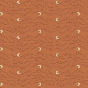Open Range Fireside Unbleached Metallic AC700-FI2UM | The Badlands by Ash Cascade | Cotton + Steel | Continuous Yardage | Fat Quarter