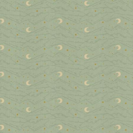 Open Range Viewpoint Unbleached Metallic AC100-VI1UM | The Badlands by Ash Cascade | Cotton + Steel | Continuous Yardage | Fat Quarter