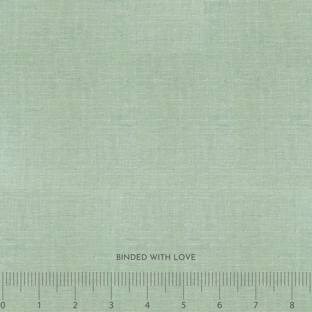 Dots in Clover WWOV3011 | Wildflower Wovens by Suzy Quilts | Art Gallery Fabrics | Cotton Yarn Dyed Woven | Yardage | Fat Quarter