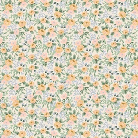 Rosa Cream RP305-AM10 | Easter by Rifle Paper Co | Cotton + Steel | Continuous Yardage | Fat Quarter