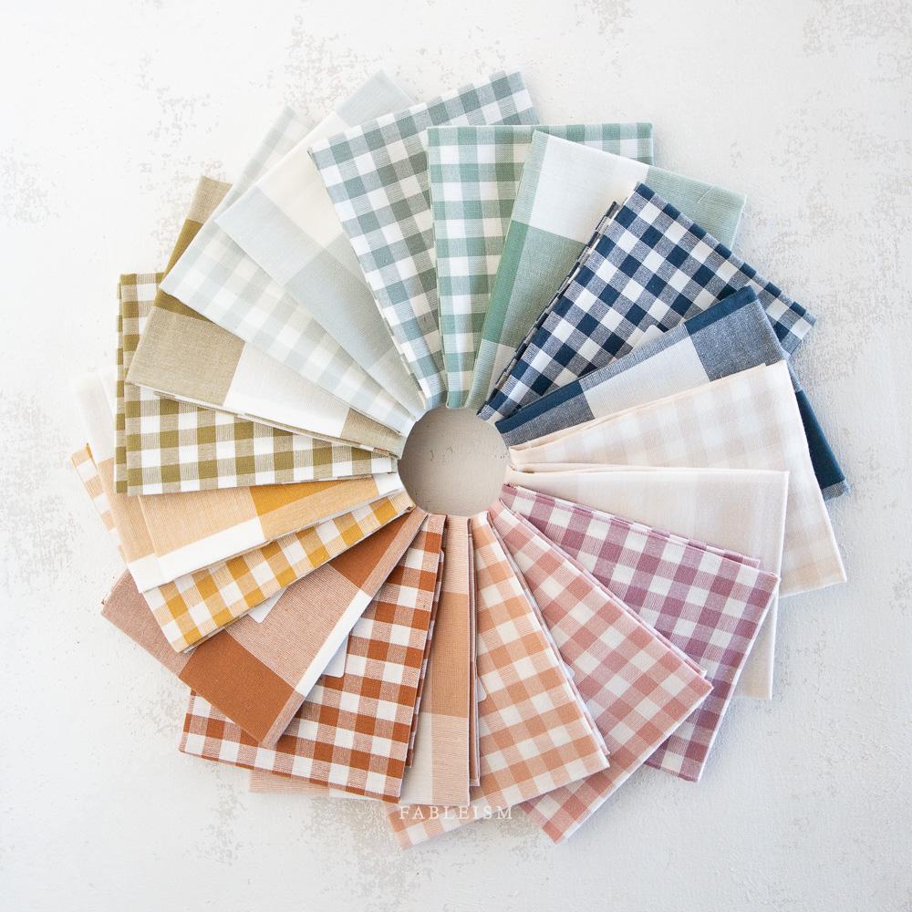 Large Camp Gingham in Moss CMPLG-05-MOSS |Camp Gingham by Fableism Supply Co. | Yardage | Fat Quarter | Yarn Dyed Wovens